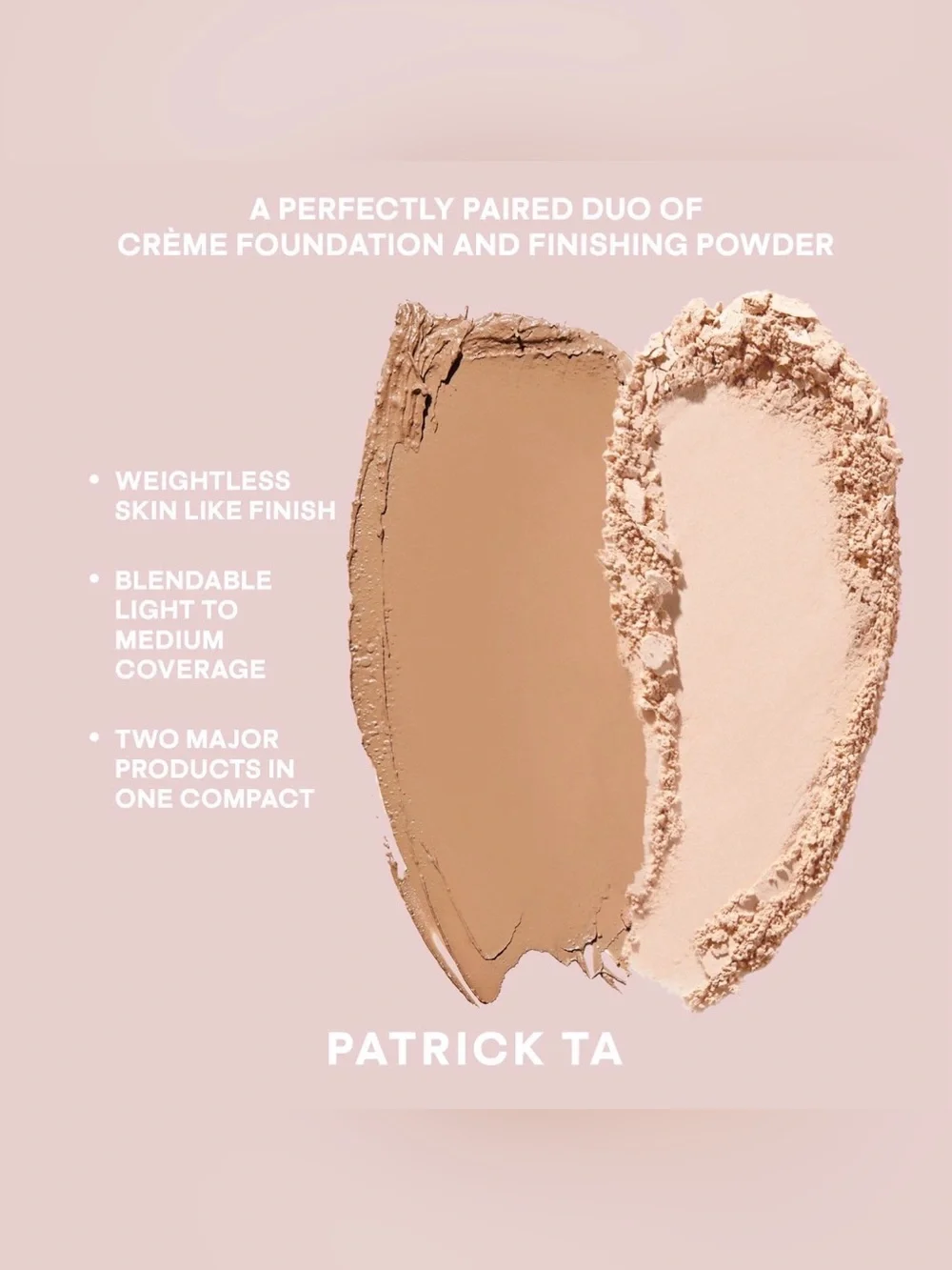 PATRICK TA Major Skin Crème Foundation and Finishing Powder Duo